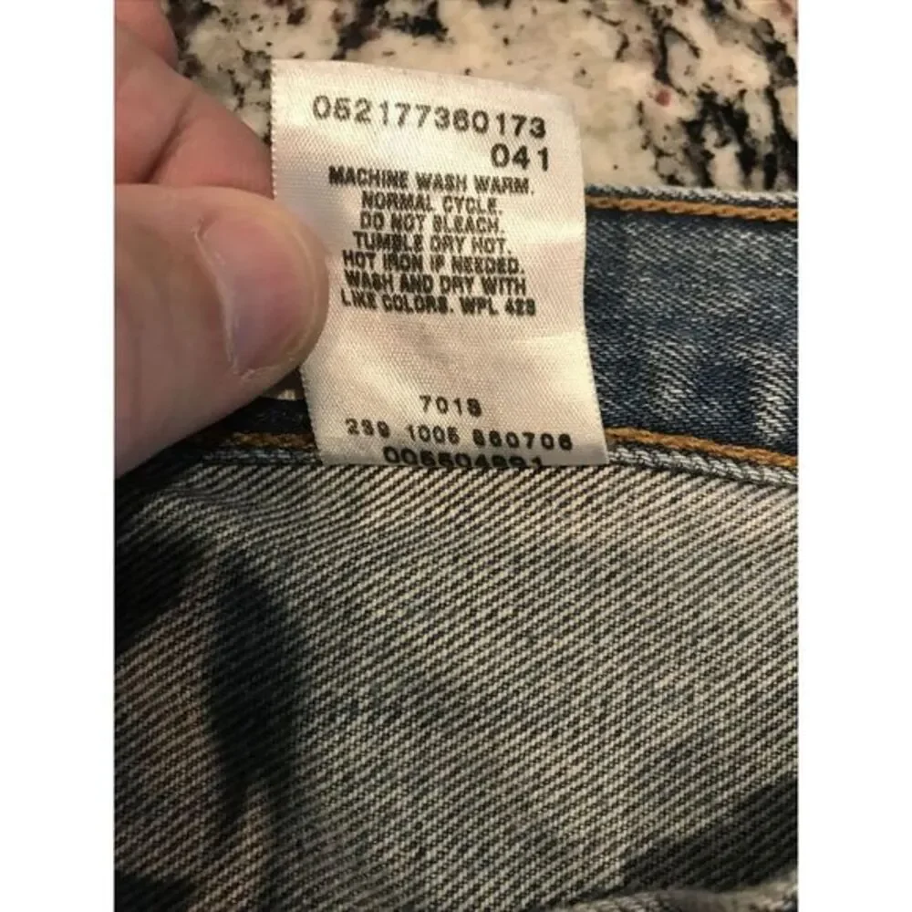 Vintage‎ LEVI'S 550 Relaxed Fit 42x30 Blue Jeans